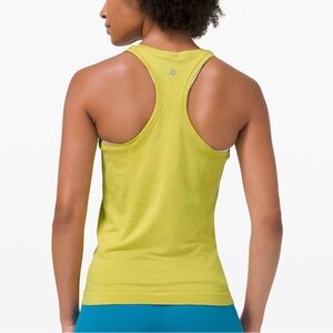 lululemon athletica Yellow Tank Top